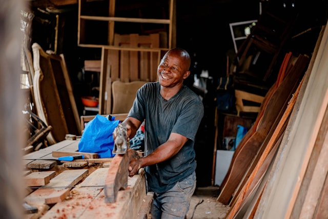 A small woodworking business